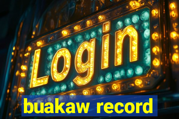 buakaw record